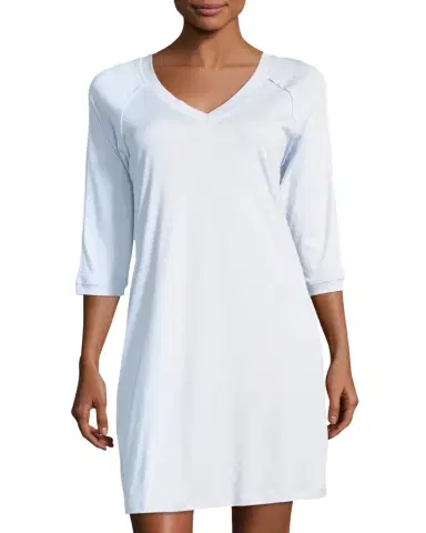 Hanro Pure Essence 3/4-Sleeve Gown | Thumbnail 1 Hanro Pure Essence 3/4-Sleeve Gown | Thumbnail 1