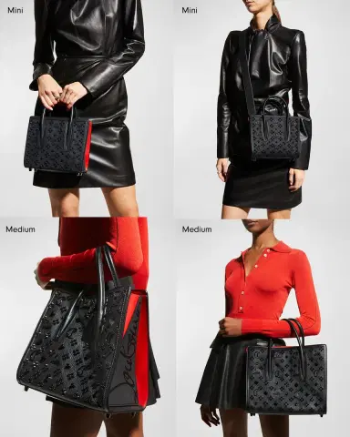 Christian Louboutin Paloma Mini in Leather with Loubinthesky Spikes | Thumbnail 12 Christian Louboutin Paloma Mini in Leather with Loubinthesky Spikes | Thumbnail 12