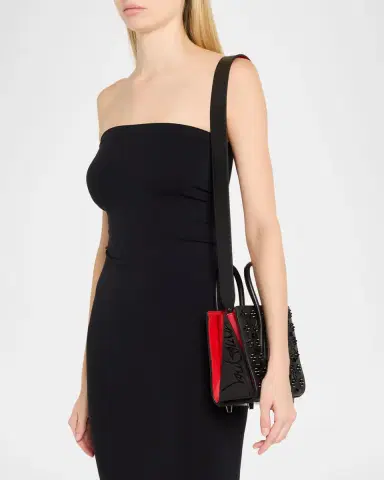 Christian Louboutin Paloma Mini in Leather with Loubinthesky Spikes | Thumbnail 6 Christian Louboutin Paloma Mini in Leather with Loubinthesky Spikes | Thumbnail 6