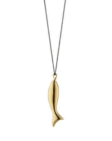 Monica Rich Kosann "Perseverance" Fish Charm Necklace | Thumbnail 1