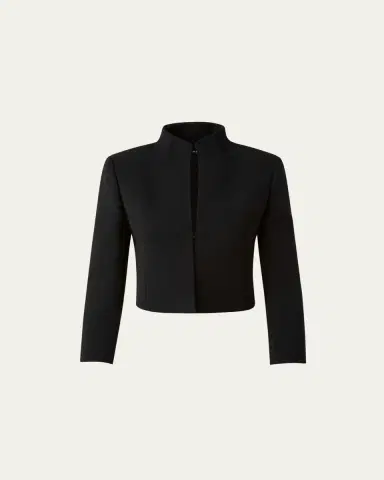 Akris Pandora Short Wool Jacket | Thumbnail 3 Akris Pandora Short Wool Jacket | Thumbnail 3