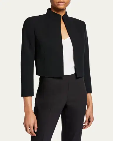 Akris Pandora Short Wool Jacket | Thumbnail 4 Akris Pandora Short Wool Jacket | Thumbnail 4