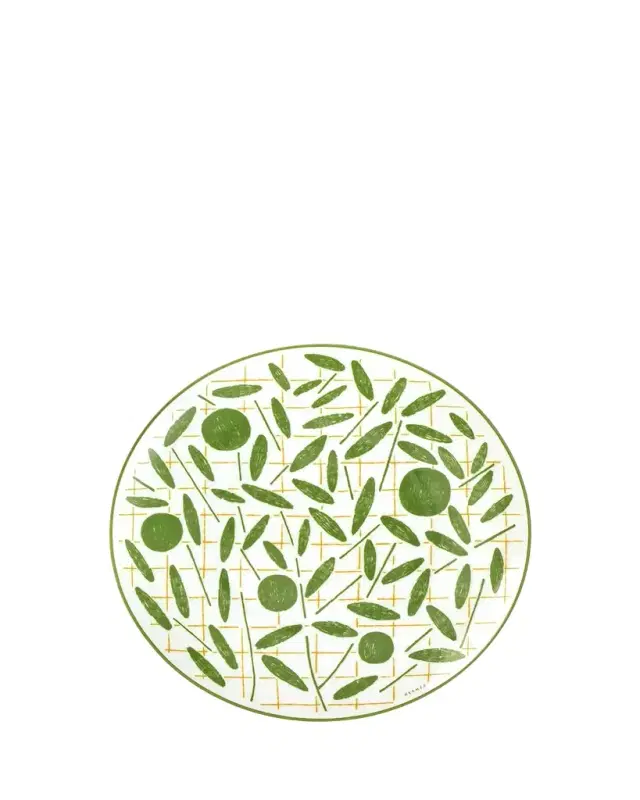 Hermes A Walk in the Garden Dessert Plate