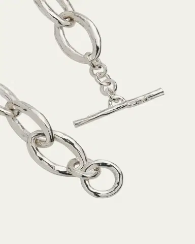 Ippolita Mini Hammered Bastille Link Bracelet in Sterling Silver | Thumbnail 4