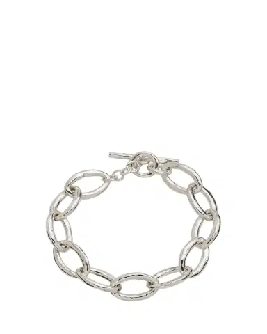 Ippolita Mini Hammered Bastille Link Bracelet in Sterling Silver | Thumbnail 1