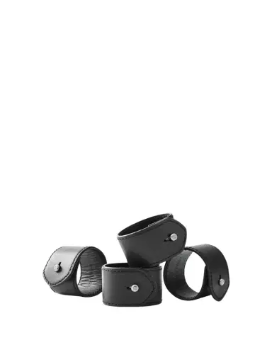 Ralph Lauren Home Wyatt Leather Napkin Rings, Set of 4 | Thumbnail 1