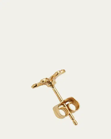 Sydney Evan 14K Gold Daisy Stud Earring with Diamonds | Thumbnail 4 Sydney Evan 14K Gold Daisy Stud Earring with Diamonds | Thumbnail 4