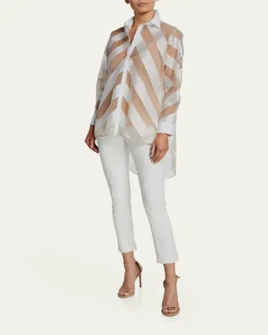 Lela Rose Catherine Slim-Leg Ankle Pants | Thumbnail 2 Lela Rose Catherine Slim-Leg Ankle Pants | Thumbnail 2