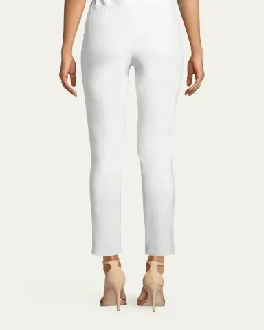 Lela Rose Catherine Slim-Leg Ankle Pants | Thumbnail 3 Lela Rose Catherine Slim-Leg Ankle Pants | Thumbnail 3