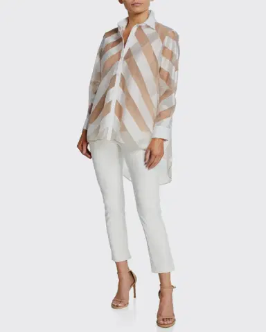 Lela Rose Catherine Slim-Leg Ankle Pants | Thumbnail 4 Lela Rose Catherine Slim-Leg Ankle Pants | Thumbnail 4