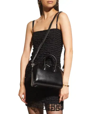 Givenchy Antigona Mini Top Handle Bag in Box Leather | Thumbnail 1 Givenchy Antigona Mini Top Handle Bag in Box Leather | Thumbnail 1