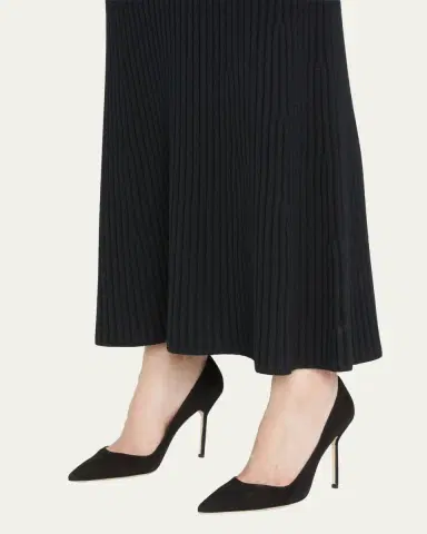 Manolo Blahnik BB 105mm Suede Pumps | Thumbnail 2 Manolo Blahnik BB 105mm Suede Pumps | Thumbnail 2