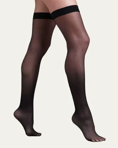 Wolford Individual 10 Sheer Thigh-High Stay-Ups | Thumbnail 2