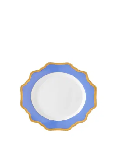 Anna Weatherley Indigo Rimmed Salad Plate | Thumbnail 1