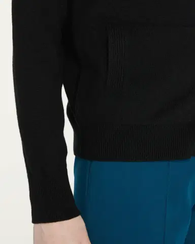 Loro Piana Merano Cashmere Zip-Front Hoodie Sweater | Thumbnail 6