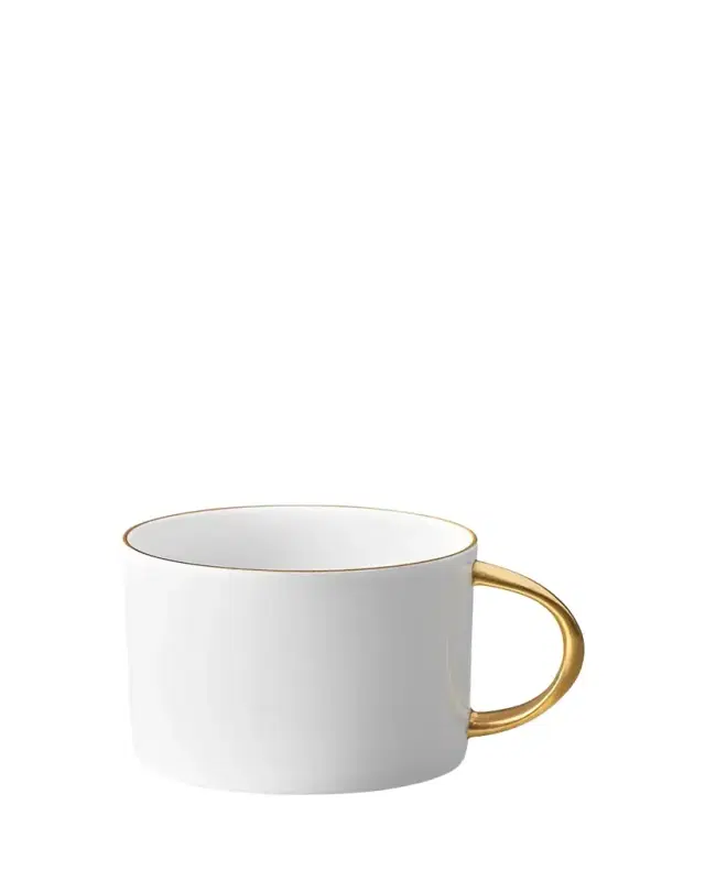 L'Objet Corde Tea Cup, White/Gold