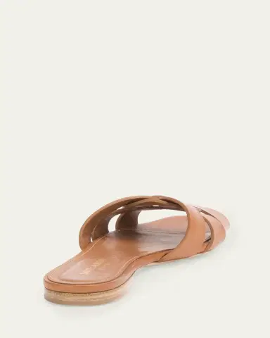 Saint Laurent Woven Leather Sandal Slide | Thumbnail 10