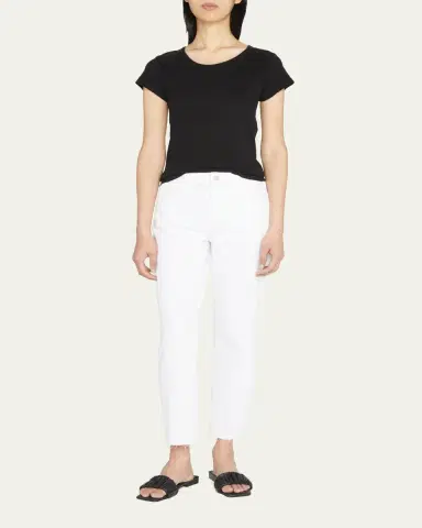 L'Agence Cory Scoop-Neck Tee | Thumbnail 2