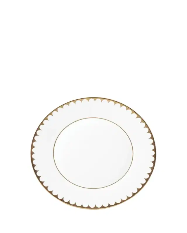 L'Objet Aegean Filet Gold Dessert Plate
