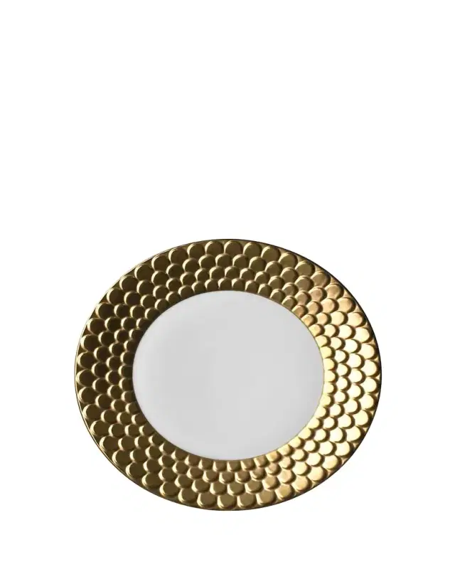 L'Objet Aegean Gold Dessert Plate