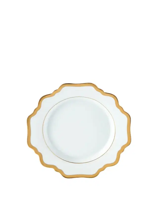 Anna Weatherley "Antique White with Gold" Bread & Butter Plate