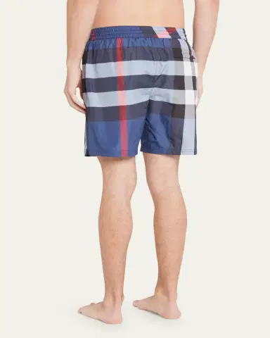 Burberry Men's Guildes Signature Check Swim Trunks | Thumbnail 3