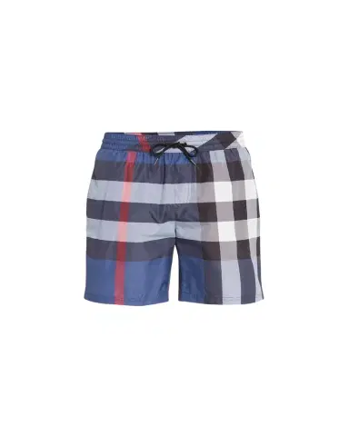 Burberry Men's Guildes Signature Check Swim Trunks | Thumbnail 1