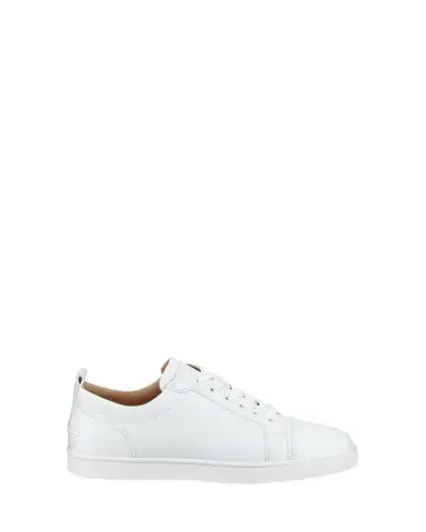 Christian Louboutin Men's Louis Junior Leather Red Sole Sneakers | Thumbnail 1