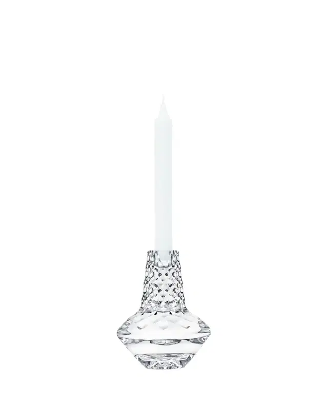 Saint Louis Crystal Folia  Candlestick Holder