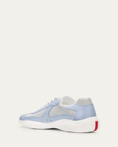 Prada Men's America's Cup Patent Leather Sneakers | Thumbnail 32
