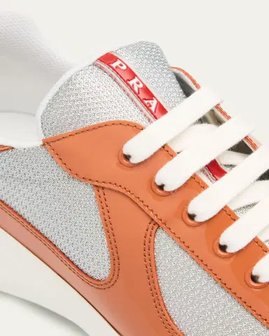 Prada Men's America's Cup Patent Leather Sneakers | Thumbnail 41