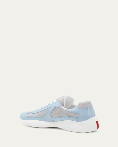 Prada Men's America's Cup Patent Leather Sneakers | Thumbnail 53