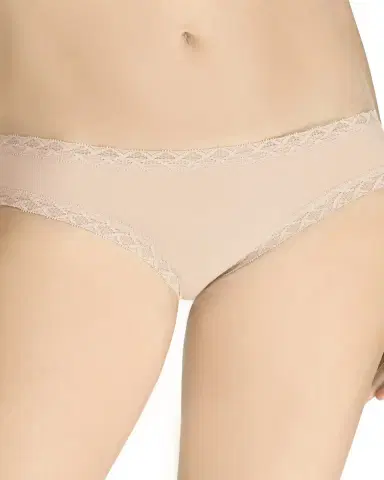 Natori Bliss Lace-Trim Bikini Briefs | Thumbnail 2 Natori Bliss Lace-Trim Bikini Briefs | Thumbnail 2