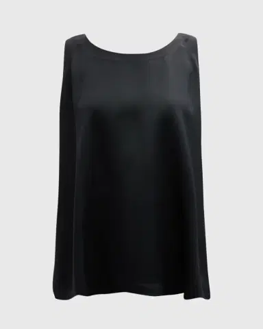Eskandar A-Line Silk Shell | Thumbnail 2 Eskandar A-Line Silk Shell | Thumbnail 2