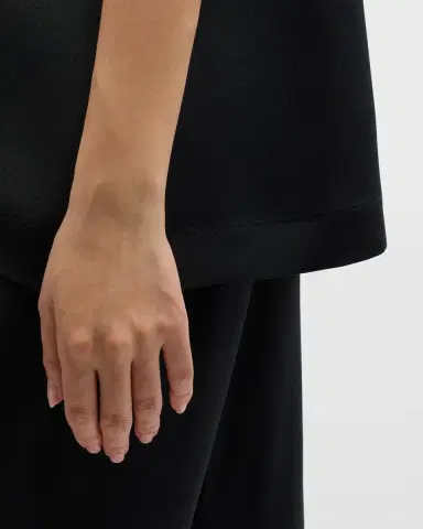 Eskandar A-Line Silk Shell | Thumbnail 5 Eskandar A-Line Silk Shell | Thumbnail 5