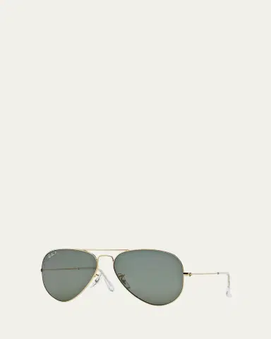 Ray-Ban Metal Polarized Aviator Sunglasses | Thumbnail 4 Ray-Ban Metal Polarized Aviator Sunglasses | Thumbnail 4