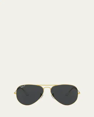 Ray-Ban Metal Polarized Aviator Sunglasses | Thumbnail 5 Ray-Ban Metal Polarized Aviator Sunglasses | Thumbnail 5
