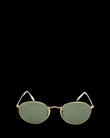 Ray-Ban Round Monochromatic Metal Sunglasses | Thumbnail 5