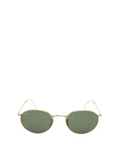 Ray-Ban Round Monochromatic Metal Sunglasses | Thumbnail 1