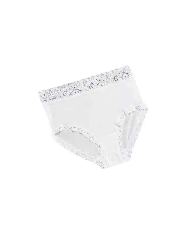 Hanro Moments Lace-Trim Full Brief