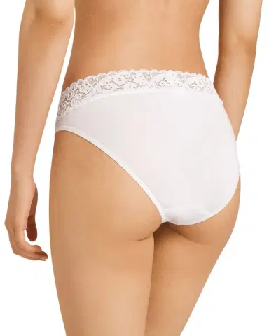 Hanro Moments High-Cut Lace-Trim Briefs | Thumbnail 1 Hanro Moments High-Cut Lace-Trim Briefs | Thumbnail 1