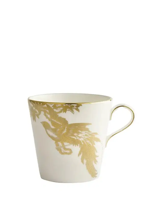 Aves Gold Motif Beaker Mug