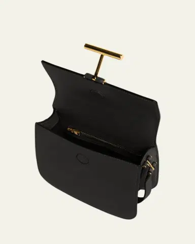 TOM FORD Tara Mini Shoulder Bag in Grained Leather | Thumbnail 4 TOM FORD Tara Mini Shoulder Bag in Grained Leather | Thumbnail 4