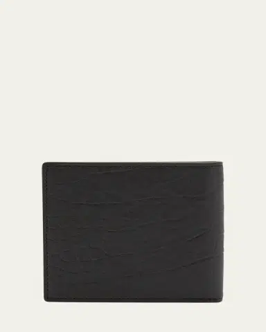 Saint Laurent Men's Tonal Monogram Leather Bifold Wallet | Thumbnail 4 Saint Laurent Men's Tonal Monogram Leather Bifold Wallet | Thumbnail 4