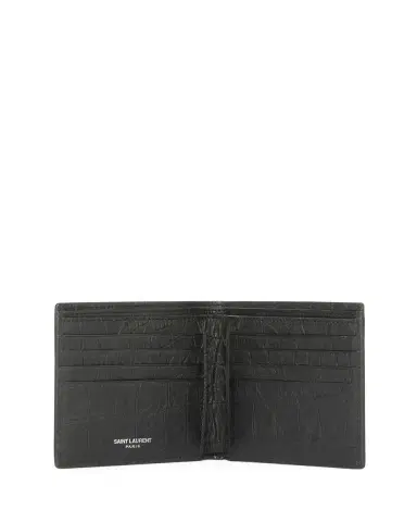 Saint Laurent Men's Tonal Monogram Leather Bifold Wallet | Thumbnail 5 Saint Laurent Men's Tonal Monogram Leather Bifold Wallet | Thumbnail 5