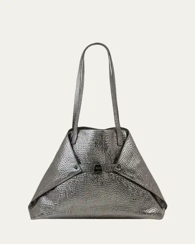 Akris Ai Medium Hammered Shoulder Bag | Thumbnail 4