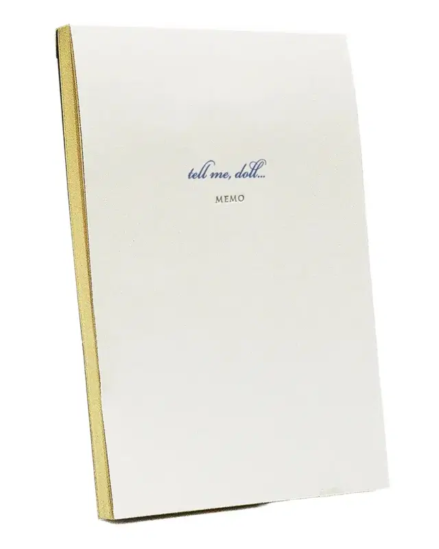 Tell Me, Doll Jotter Pad