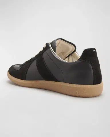 Maison Margiela Replica Suede & Leather Sneakers | Thumbnail 2
