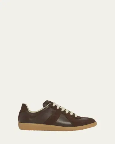 Maison Margiela Replica Suede & Leather Sneakers | Thumbnail 33