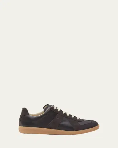 Maison Margiela Replica Suede & Leather Sneakers | Thumbnail 5